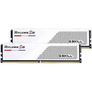 96 GB G.Skill DIMM DDR5-6000 (2x 48 GB) Dual-Kit (wei. F5-6000J3036F48GX2-RS5W. Ripjaws S5. INTEL XMP)