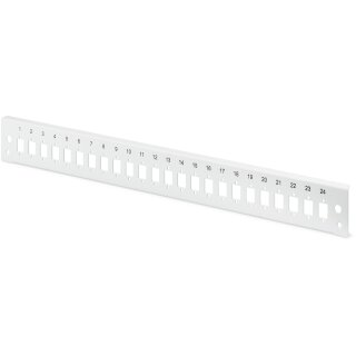 DIGITUS LWL Spleißbox Frontblende 1HE 24xLC DX schnellversch