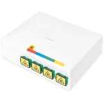 DIGITUS FTTX Gehäuse mit 4 x SC SX Kupplung