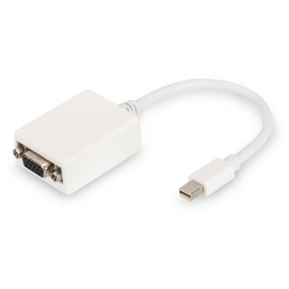DIGITUS DisplayPortKabel miniDP -> HD15/VGA St/Bu 0.15m 1.1a