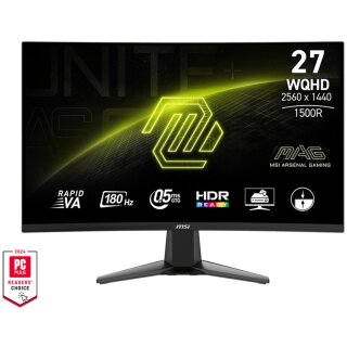 27"(68.6cm)TFT MSI MAG 27CQ6FDE QHD 180Hz 9S6-3CD91M-023 retail