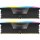 32 GB Corsair DIMM 6200 (2x 16 GB) Dual-Kit (schwarz. CMH32GX5M2B6200C36. Vengeance RGB. INTEL XMP)
