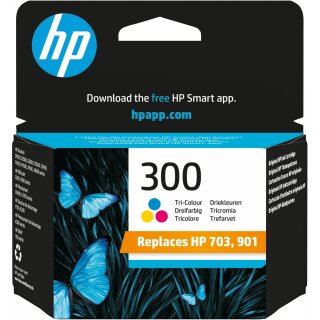 HP 300 original Ink cartridge CC643EE UUS tri-colour standard capacity 4ml 165 pages 1-pack with Vivera Ink cartridge