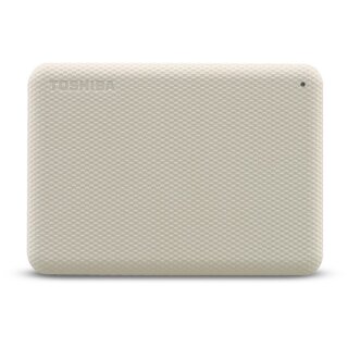 Toshiba Storage Canvio Advance 2 TB, Externe Festplatte (beige, Micro-USB-B 3.2 Gen 1 (5 Gbit/s))