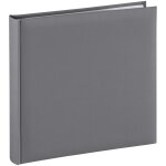 Hama Fine Art Jumbo-Album 30x30 80 weie Seiten, grau 2782
