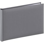 Hama Fine Art Buchalbum 24x17 36 weie Seiten grau 2783