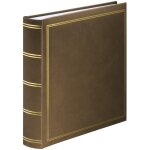 Hama Jumbo-Album London 30x30 80 weie Seiten, braun 7163