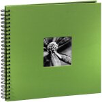 Hama Fine Art Spiral apfelgrn 36x32 50 schwarze Seiten 94870