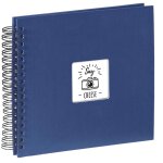 Hama Fine Art Spiral blau 28x24 50 schwarze Seiten 90147