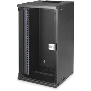 DIGITUS Wandgehäuse SOHO PRO 12HE 595x315x300 mm 10" schwarz