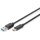 DIGITUS USB 3.0 Anschlusskabel Typ C -A St/St 1.0m, sw