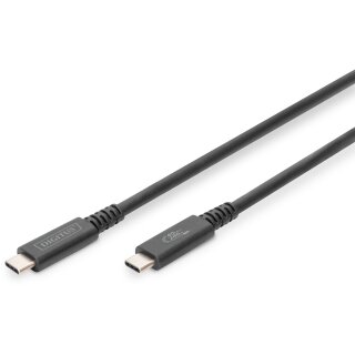 DIGITUS USB 4.0 Typ-C Anschlusskabel 0,8m, 8K