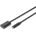 DIGITUS Verlängerungskabel USB-C->USB-C St./Bu....