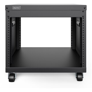 DIGITUS Universal 19-Zoll Equipment Rack mit Rollen, 8HE