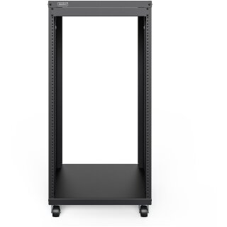 DIGITUS Universal 19-Zoll Equipment Rack mit Rollen, 21HE