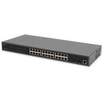 DIGITUS Switch 24 Port L2 Managed Gigabit Ethernet PoE