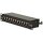 DIGITUS Patchpanel 1HE 12-Port Cat5e ClassD geschirmt schw.