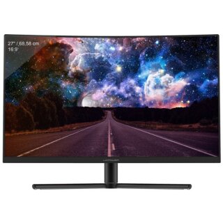 68.6cm/27 (1920x1080) LC-Power LC-M27-FHD-240-C Gaming Curved 16:9 1ms 240Hz 3xHDMI DisplayPort VESA Full HD Black