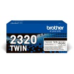 Brother Toner TN-2320TWIN Schwarz 2er Pack bis zu 2.600...