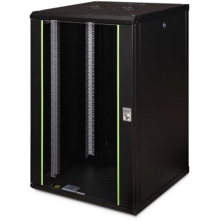 DIGITUS Wandgehäuse Unique 20HE 998x600x600mm schwarz (Speditionsversand)