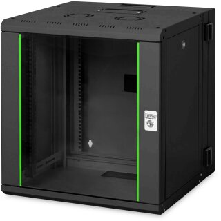 DIGITUS Wandgehäuse Unique 12HE 643x600x600mm schwarz