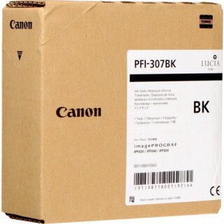 Canon Tinte PFI-307 BK 9811B001 Schwarz