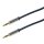 Audiokabel 2x3,5mm 1m blau