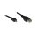 USB 2.0 an USB Mini B 5-pin 1m schwarz