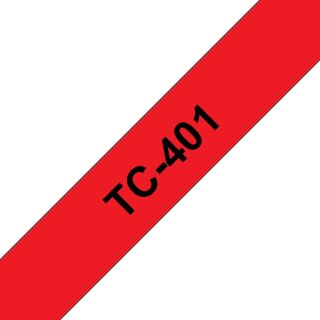 PTOUCH 12MM RED BLACK
