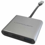 LC-Power LC-HUB-C-MULTI-4-V2 USB-C auf USB-A/USB-C/HDMI