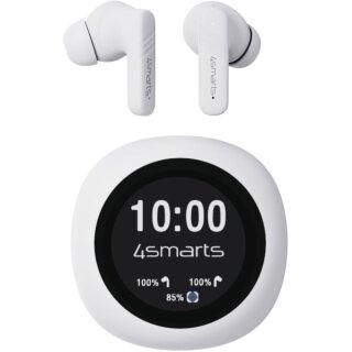 4smarts TWS Bluetooth Kopfhrer SkyBuds Screen Pro ANC,wei