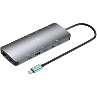 I-TEC USB-C Metal Nano 3x Display Docking Station 2x HDMI 1x USB-C video LAN Audio