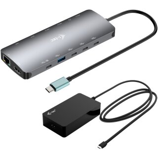 I-TEC USB-C Metal Nano 3x Display Docking Station 2x HDMI 1x USB-C video LAN Audio