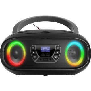 TDB-212 DAB+ Boombox FM/BT/USB/CD/AUX grau