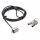 Dicota Security Cable T-Lock Base, keyed, 3x7mm slot