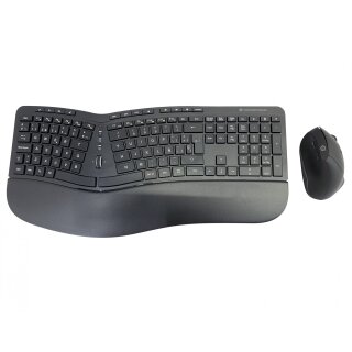 CONCEPTRONIC Wireless Keyboard+Mouse,ergo,Layout spanisch sw