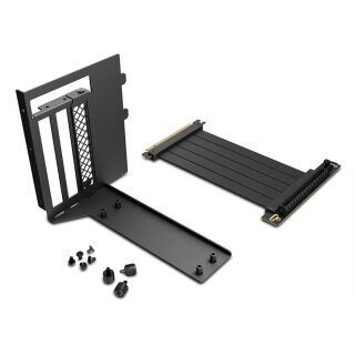 Sharkoon Rebel C Series VGC-Kit 4.0 Halterung mit Riserkabel (schwarz, fr Rebel C50 ATX-Gehuse)