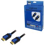Logilink HDMI-Kabel Ethernet A -> A St/St 1.00m Gold