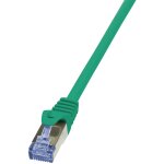 Patchkabel CAT6a RJ45 S/FTP 3m Green LogiLink PrimeLine...