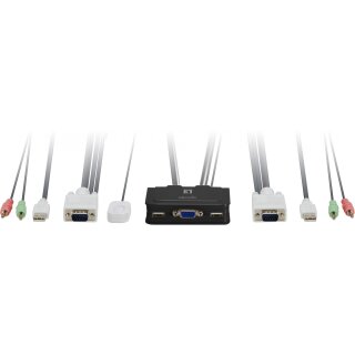 KVM Switch USB 2x Level One Audio