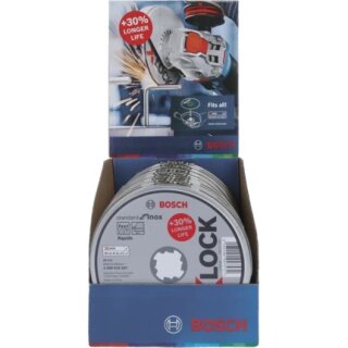 Bosch X-LOCK Trennsch.Dose10x125 1mm Std Inox