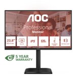 60,5cm (23,8") 24E4U 16:09 HDMI+DP+USB IPS Lift black
