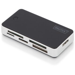 DIGITUS Card Reader USB3.0, extern, schwarz-silber