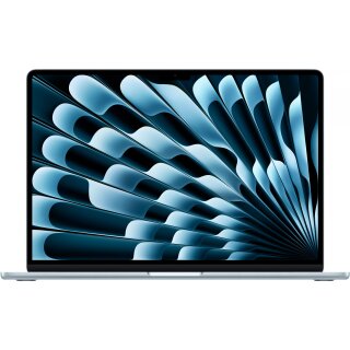 Apple MacBook Air: Apple M4 chip with 10-core CPU and 10-core GPU, 16GB, 512GB SSD - Sky Blue