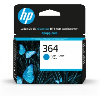 HP # 364 CB318EE cyan