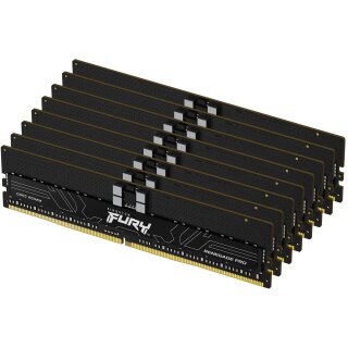 KINGSTON 128GB 6400MT/s DDR5 ECC Reg CL32 DIMM Kit of 8 FURY Renegade Pro XMP