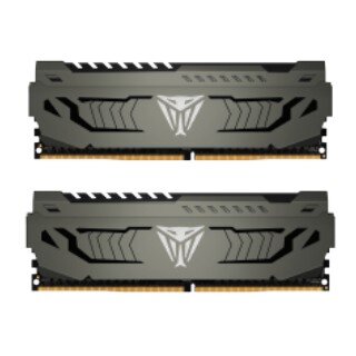 16 GB Patriot DIMM 3733 (2x 8 GB) Dual-Kit (grau, PVS416G373C7K, Viper Steel, INTEL XMP)