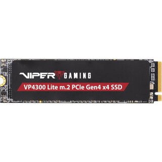 M.2 Patriot VP4300 Lite 1 TB (schwarz, PCIe 4.0 x4, NVMe 2.0, M.2 2280)