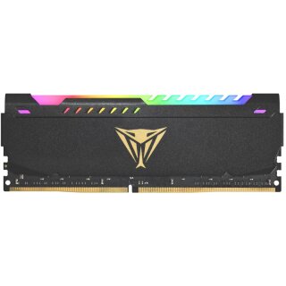 16 GB Patriot DIMM 3600 (2x 8 GB) Dual-Kit (schwarz, PVSR432G360C0K, Viper Steel RGB, INTEL XMP)