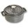 Staub Cocotte 12cm rund Graphit-grau. Gusseisen